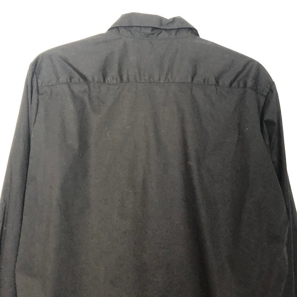 Women's Button Front Black Dress Shirt Size 18 Office Workwear Casual - Picture 7 of 10